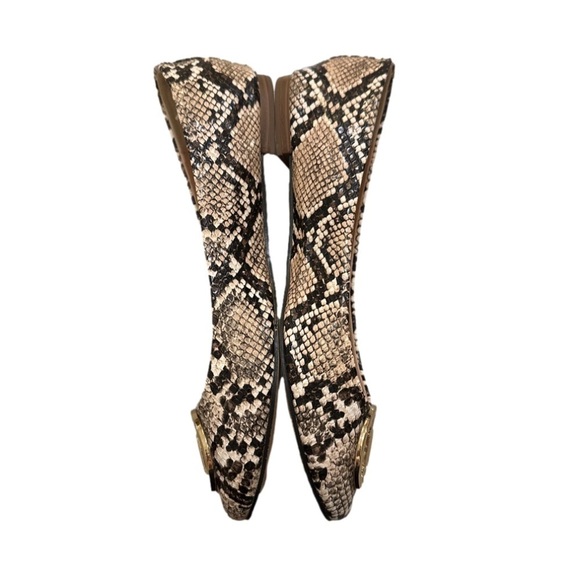Nanette Lepore Haylie Snakeskin Slip On Ballet Flats Women’s Shoes 6.5 - Picture 5 of 7